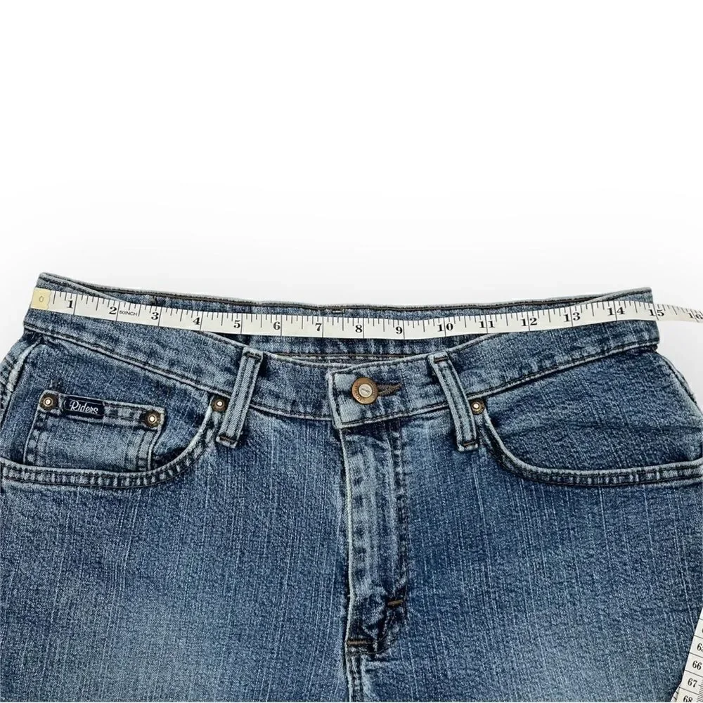 Lee Riders Vintage High-rise‎ Cut Off Jean Shorts In Blue Women’s Size 30